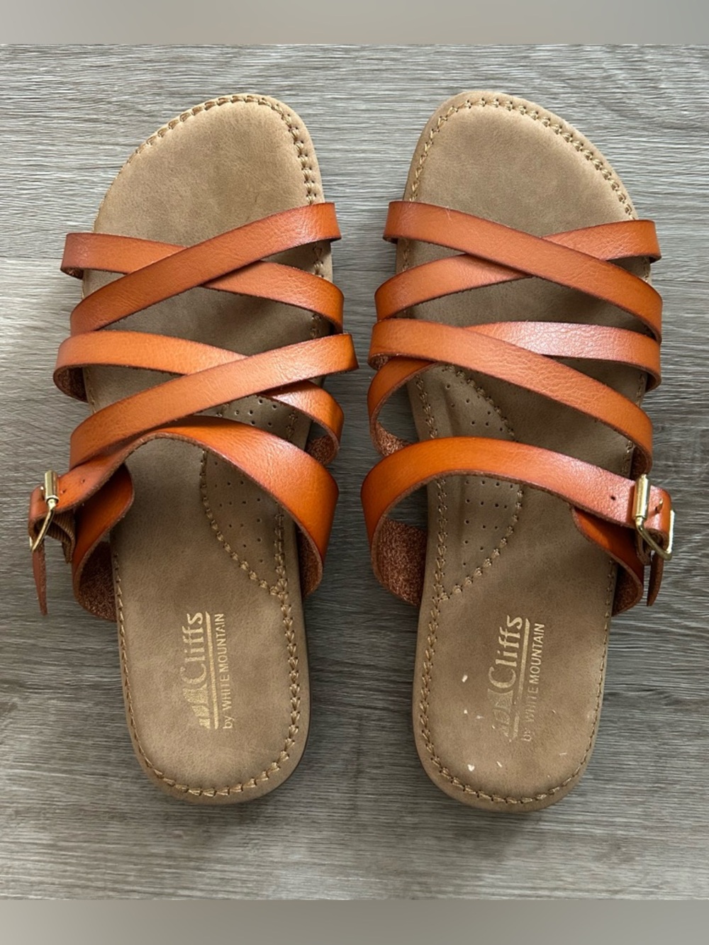 Cliffs by White Mountain Tan Sandals